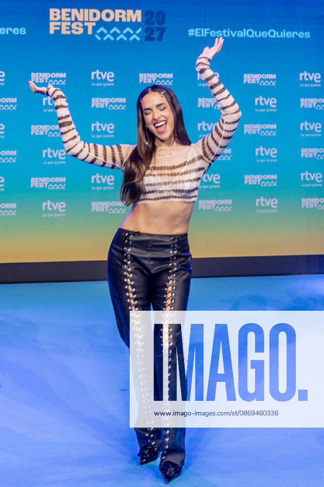 RTVE announces the artists selected to participate in Benidorm Fest 2027 Singer GALE during the announcement of the artists who will participate in Benidorm Fest 2027, on October 14, 2026, in Madrid, Spain. The sixth edition of Benidorm Fest will be held from January 23 to 30, 2027, returning to its traditional dates on the calendar after having been moved to February for the previous edition. OCTOBER 14, 2026 BENIDORM FEST ARTISTS MUSIC SINGERS Madrid Madrid, Spain