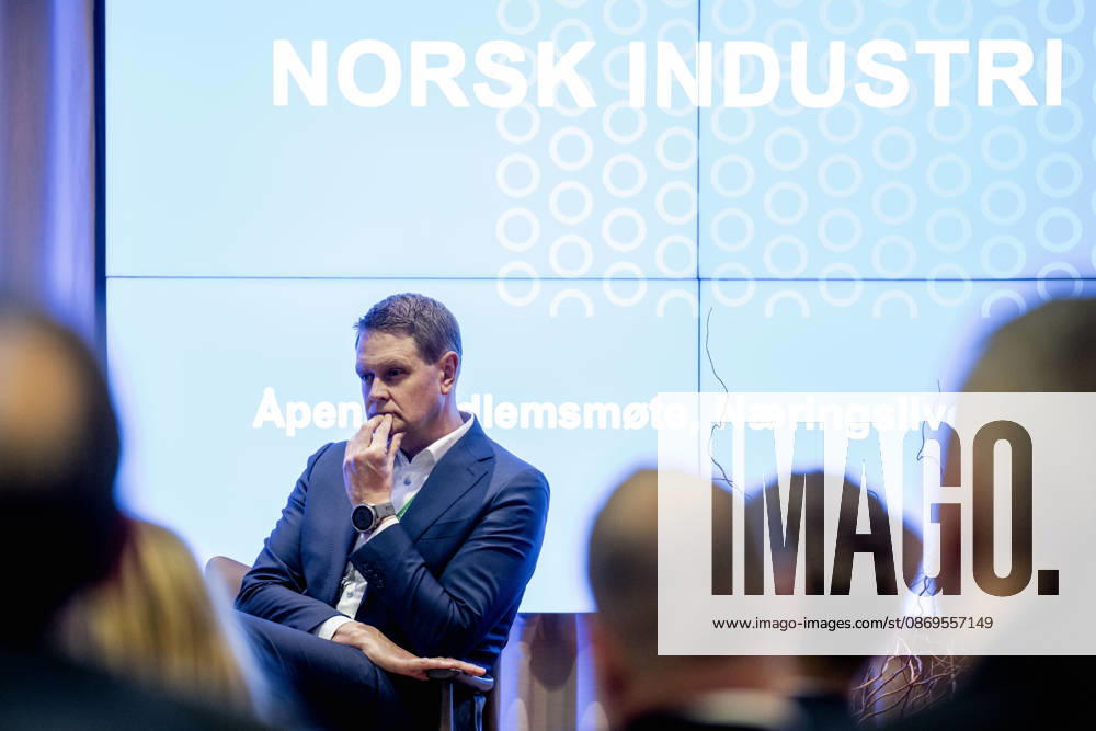 Norsk Industri Offshore sitt apne medlemsmote Oslo 20261015. Harald Solberg, administrerende direktor i Norsk Industri, pa Norsk Industri Offshore sitt apne medlemsmote i Naeringslivets hus. Foto: Stian Lysberg Solum NTB Oslo Norge rUw6vzppBTM Ref:_BUSrUw6vzppBTM.jpg