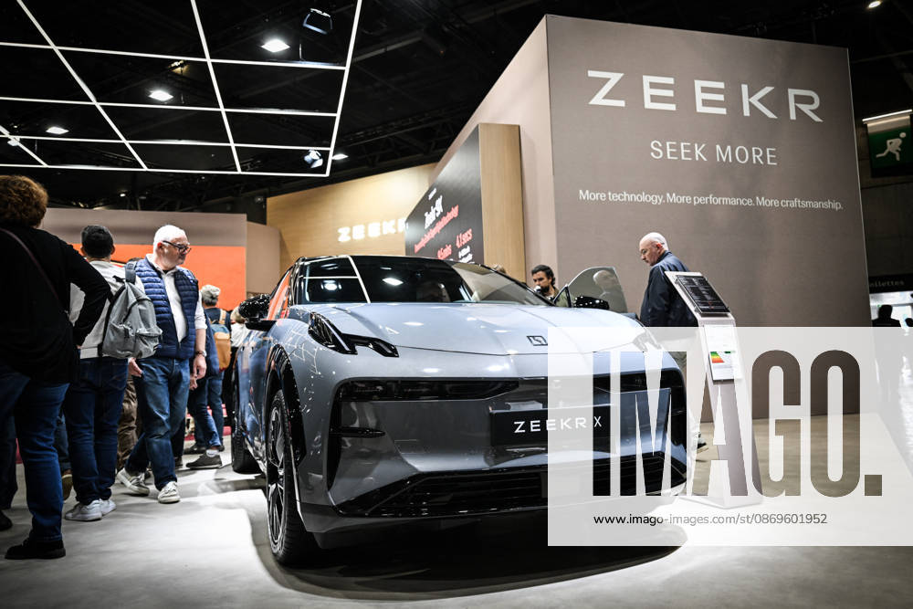 Paris Motor Show 2026 ZEEKR Automobile, A Chinese automaker owned by Geely Automobile Holdings, at the International Motor Show 2026 in Paris Porte de Versailles on October 15,2026. Photo by Tomas Stevens ABACAPRESS.COM Paris France