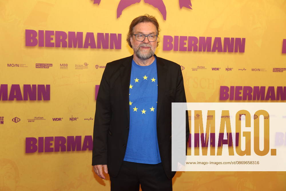 Jens Meurer bei der Premiere des Dokumentarfilms Biermann im Kino International. Berlin