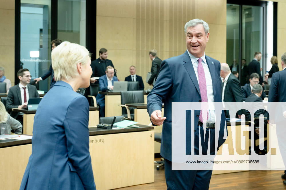 Sitzung, Bundesrat, Ministerpräsident, Markus Söder, Ministerpräsidentin, Manuela Schwesig Sitzung, Bundesrat, Berlin, Ministerpräsident, Markus Söder Ministerpräsidentin, Manuela Schwesig Berlin Berlin GER