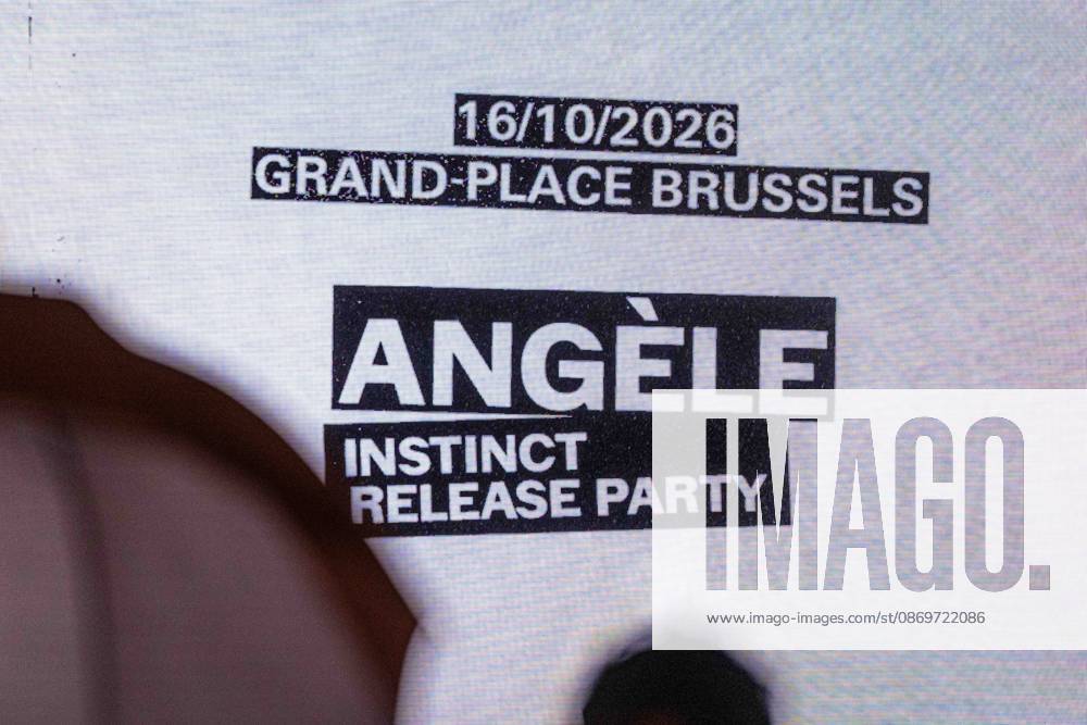 Illustration picture taken during the Angele Instinct Release Party , a surprise party organized by the Brussels singer to celebrate the release of her album Instinct at the Grote Markt Grand Place, in Brussels, Friday 16 October 2026. EMILExWINDAL 190017944