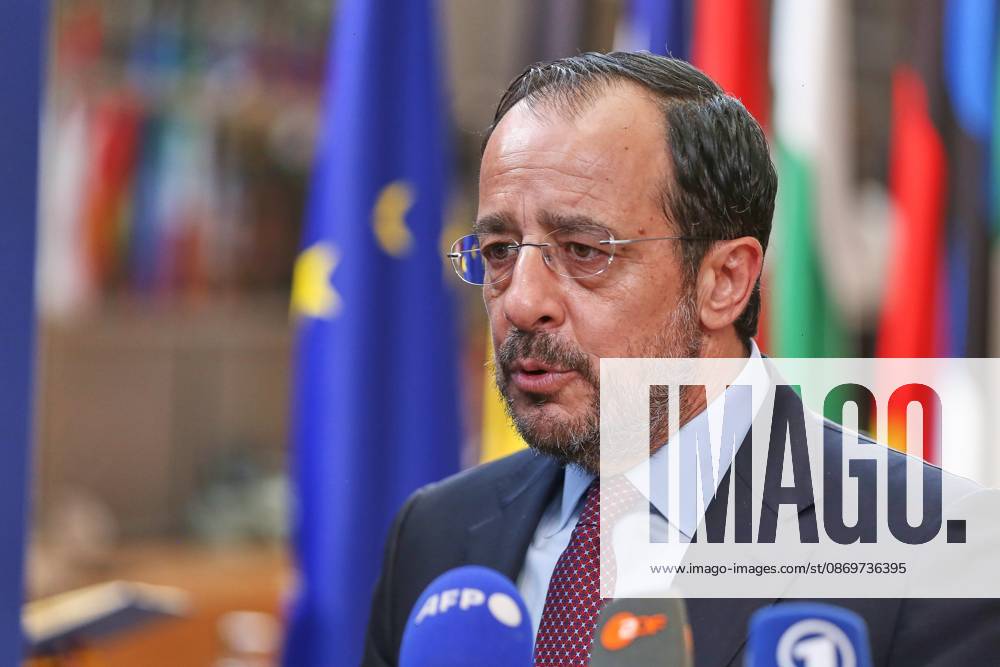 Brüssel, Belgien, 16.10.2026: Europa-Gebäude: EU-Gipfel: Nikos Christodoulides, Präsident von Zypern