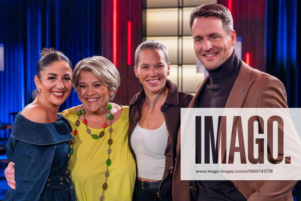 Kölner Treff am 16. Oktober 2026. Von links nach rechts: Conny from the Block und Amtsfluencerin Tülin Sezgin, Lea Linster, Spitzenköchin und Gastronomin aus Luxemburg sowie Verfasserin von Kochbüchern, Stefanie Heinzmann, Pop- und Soulsängerin aus der Schweiz, und der Sänger und Schauspieler Alexander Klaws. Wie immer einfühlsam und zugleich humorvoll befragen Susan Link und Micky Beisenherz ihre Gäste. Köln Nordrhein-Westfalen Deutschland