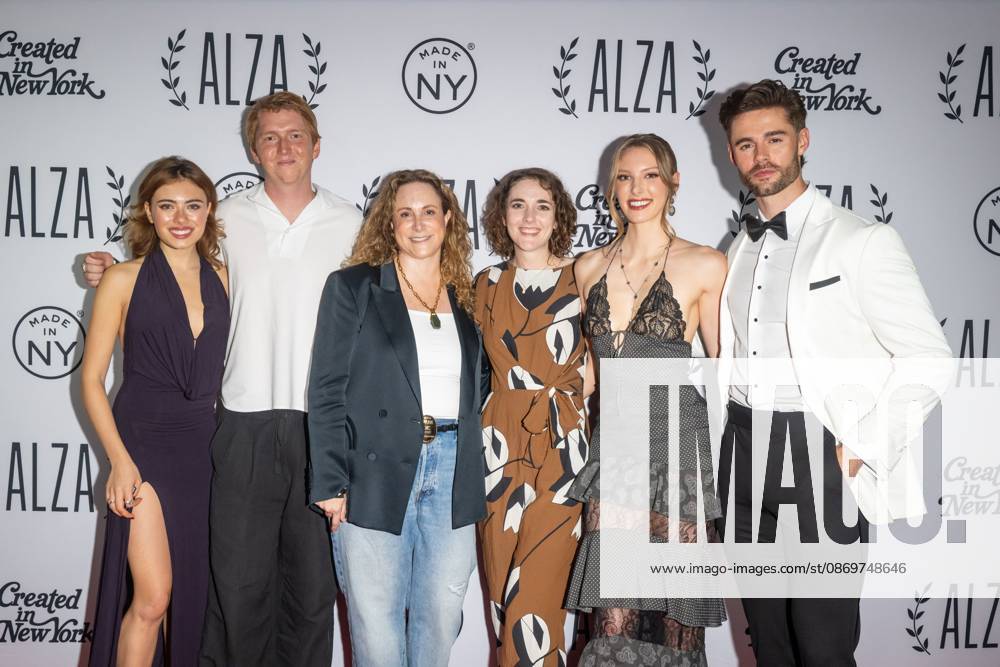 (L-R) Bella Mraz, Oliver Bell, Susan Rovner, Kristen Brancaccio, Molly Anderson and Eric Guilmette attend Hollywood Starlet .at the Inaugural ALZA Festival at AMC 19th Street on October 16, 2026 in New York City. New York United States - ZUMAs197 20261016_aaa_s197_699