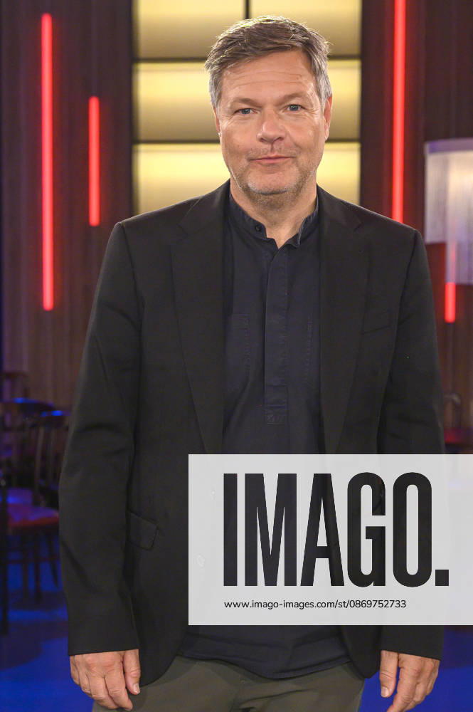 Robert Habeck bei der Aufzeichnung der WDR-Talkshow Kölner Treff im WDR Studio BS 3. Köln