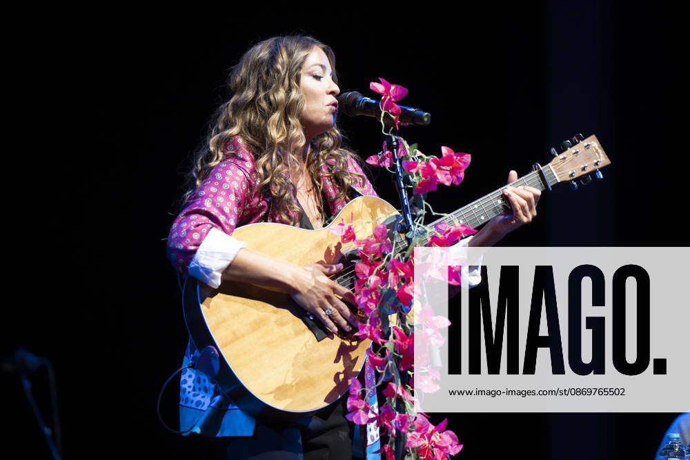 Singer Sofia Ellar performs during a concert at the Plaza de Espana in Madrid. Madrid Spain - ZUMAs197 20261017_aaa_s197_138
