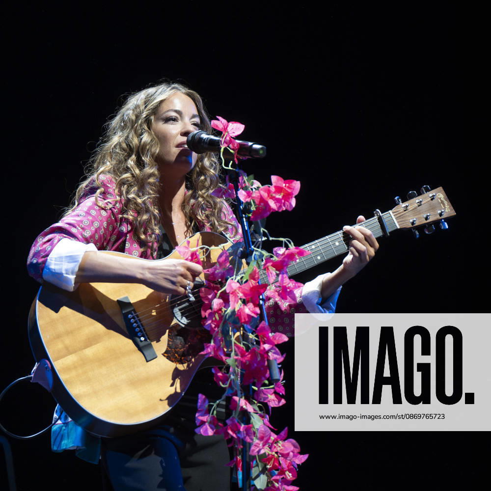 Singer Sofía Ellar performs during a concert at the Plaza de Espana in Madrid. Madrid Spain - ZUMAs197 20261017_aaa_s197_124