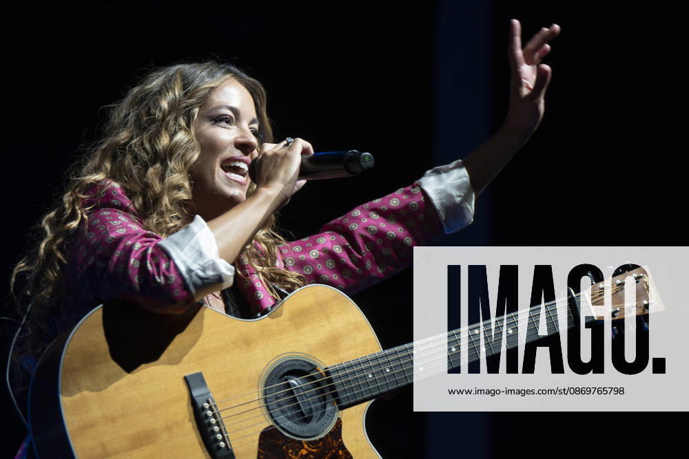 Sofía Ellar Performs in Madrid, Spain - 17 Oct 2026 Singer Sofía Ellar performs during a concert at the Plaza de Espana in Madrid. Madrid Spain