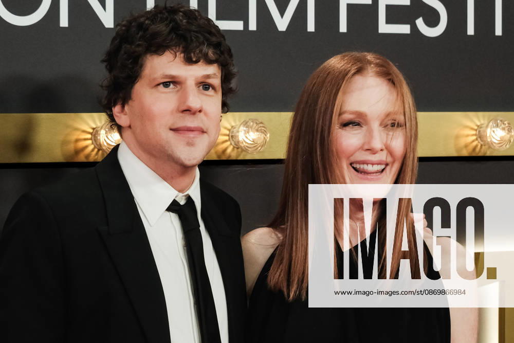 Closing Night Gala Of The Debut on Sunday 18 October 2026 Jesse Eisenberg, Julianne Moore attends the red carpet for Closing Night Gala Of The Debut screening during the London Film Festival 2026 on Sunday 18 October 2026 at Royal Festival Hall, London. ., Credit:Julie Edwards Avalon