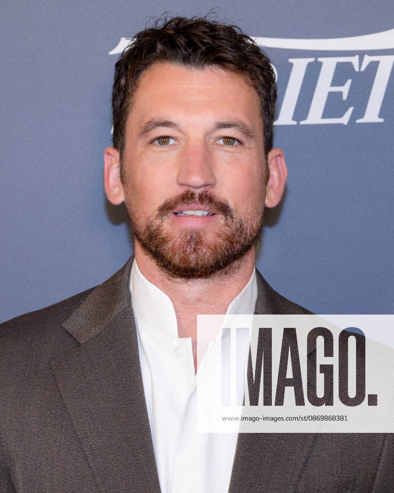 American actor. MILES TELLER, 39, attends the 27Th Annual Newport Beach Film Festival Presents.Varietyâ€⠢s 10 Actors To Watch red carpet. Newport Beach USA - ZUMAb173 20261018_aap_b173_012