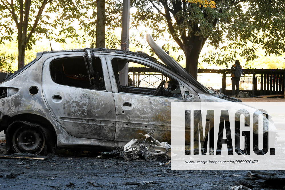 The Day After Nationwide Call For Mobilisation In France - PAris Violent clashes between protesters and French police are seen during a nationwide demonstration against the high cost of living in Paris, France, on October 18, 2026. Photo by Lionel Urman ABACAPRESS.COM Paris France