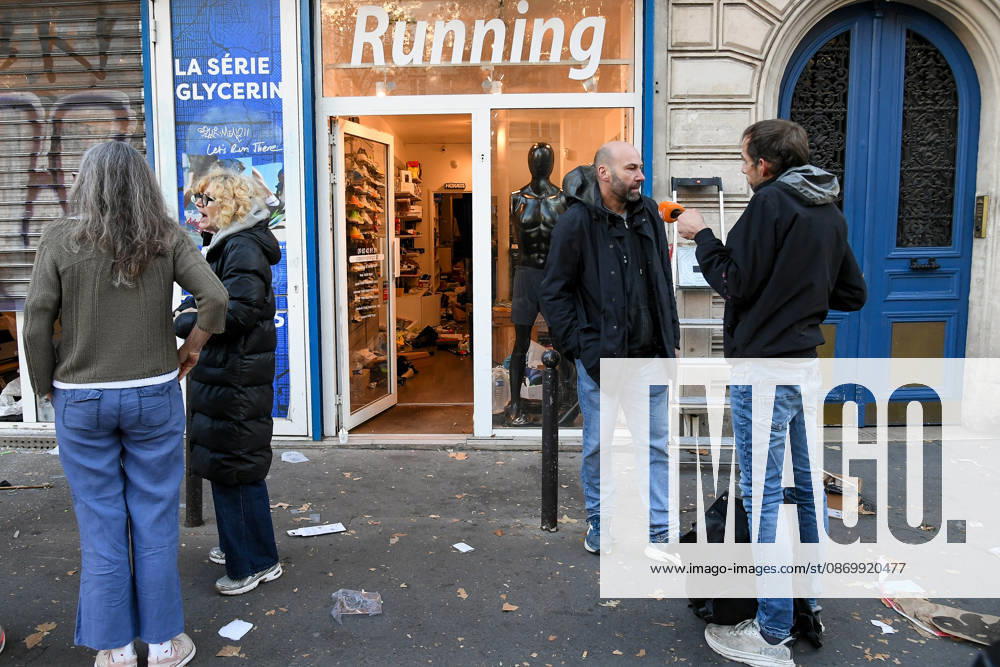 The Day After Nationwide Call For Mobilisation In France - PAris Violent clashes between protesters and French police are seen during a nationwide demonstration against the high cost of living in Paris, France, on October 18, 2026. Photo by Lionel Urman ABACAPRESS.COM Paris France