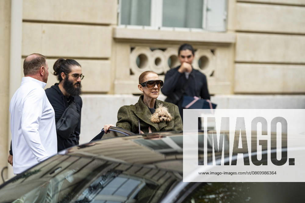 Céline Dion, accompanied by her sons Eddy and Nelson Angelil, leaves the Royal Monceau hotel for La Plenitude Arena in Paris after 16 concerts over five weeks in front of nearly 500,000 people, on October 19, 2026. Holding her dog, Madison, in her arms, the Canadian singer waved one last time to her fans gathered in front of the hotel. She will return to the Paris La Défense Arena for 10 special concerts from May 8 to 29, 2027. Pierre Perusseau Bestimage Céline Dion, accompanied by her sons Eddy and Nelson Angelil, leaves the Royal Monceau luxury hotel in Paris on October 19, 2026, following 16 concerts over five weeks performed before nearly 500,000 people. Holding her dog, Madison, in her arms, the Canadian singer waved one last time to