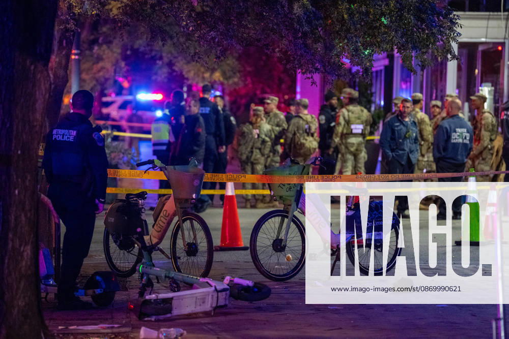 A National Guard soldier was shot in the Eastern Market neighborhood of Washington, D.C. in the early hours of October 19, 2026. The guardsman tried to break up a fight but was shot by one of the participants, before the suspect was shot by other National Guard soldiers. Both the Guardsman and the suspect were taken to the hospital with non-life threatening injuries. Washington United States - ZUMAl312 20261019_znp_l312_037