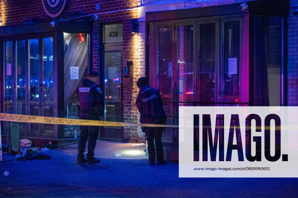 A National Guard soldier was shot in the Eastern Market neighborhood of Washington, D.C. in the early hours of October 19, 2026. The guardsman tried to break up a fight but was shot by one of the participants, before the suspect was shot by other National Guard soldiers. Both the Guardsman and the suspect were taken to the hospital with non-life threatening injuries. Washington United States - ZUMAl312 20261019_znp_l312_045