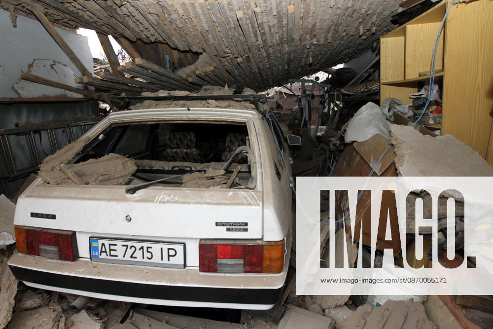Russian troops hit Dnipro with guided bombs A damaged car is kept in a garage in Dnipro, Ukraine, on October 19, 2026. On Monday morning, Russian forces launched guided aerial bombs at the eastern city, damaging private homes and infrastructure. An 84-year-old woman was hospitalised in moderate condition. Dnipro Ukraine