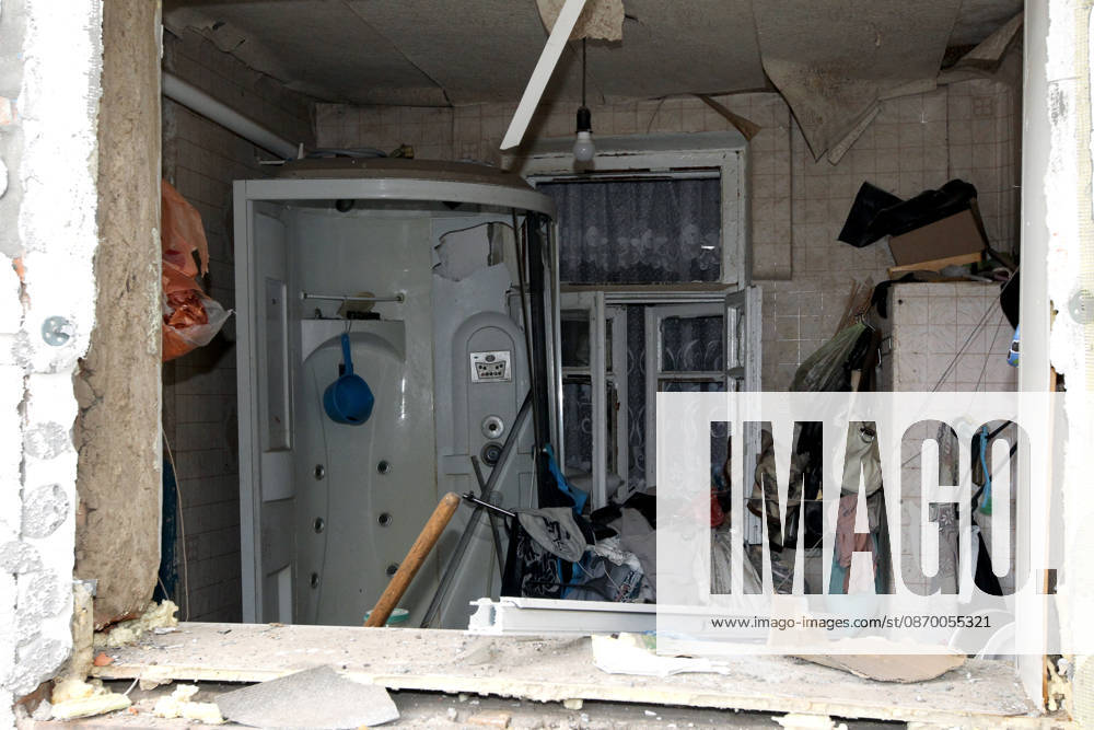 Russian troops hit Dnipro with guided bombs The bathroom is in a house damaged by a bombardment in Dnipro, Ukraine, on October 19, 2026. On Monday morning, forces launched guided aerial bombs at the eastern city, damaging private homes and infrastructure. An 84-year-old woman was hospitalised in moderate condition. Dnipro Ukraine