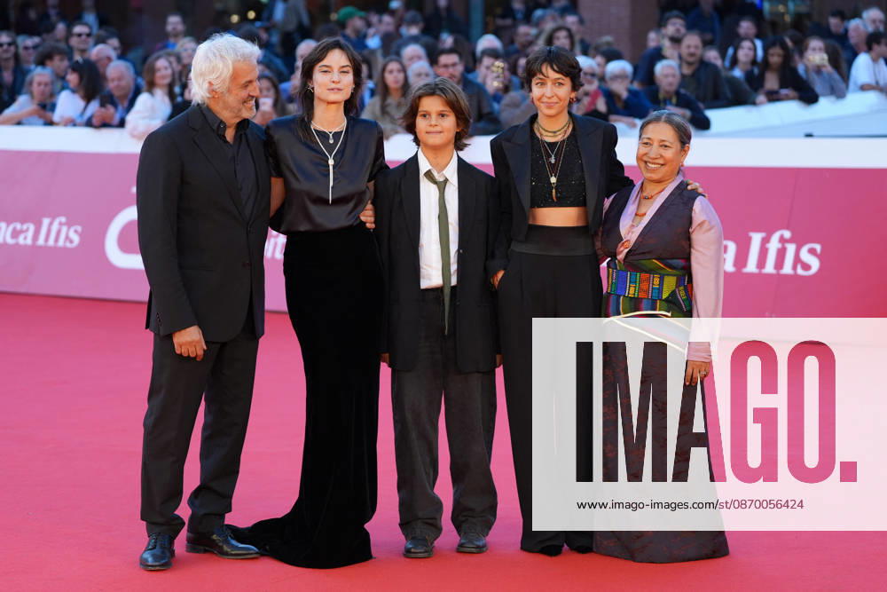 21st Rome Film Fest - Mustang Screening Domenico Procacci, Kasia Smutniak, Leone Procacci, Kunzom Thakuri and Sophie Taricone attend the red carpet premiere of the film Mustang during the 21st Rome Film Fest in Rome, Italy on October 19, 2026. Photo by Andrea Bracaglia ABACAPRESS.COM Rome Italy Italy