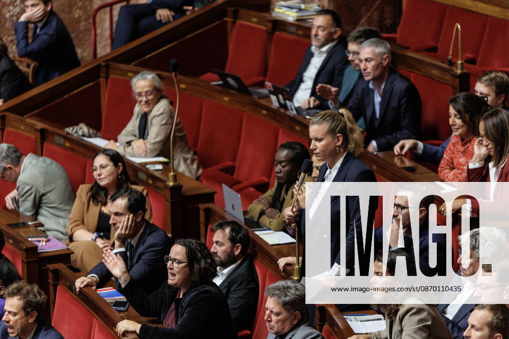 President of the La France insoumise group, Mathilde Panot during a question and answer session with the government at the National Assembly in Paris, on October 20, 2026 - ZUMAs287 20261020_zip_s287_019