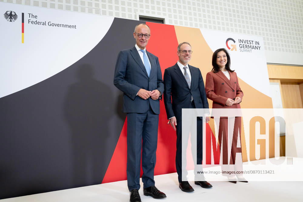 Invest in Germany Summit, Berlin, ESMT Invest in Germany Summit, Berlin, ESMT, David A. Zapolsky, Senior Vice President, Amazon Friedrich Merz, Bundeskanzler Katherina Reiche, Bundeswirtschaftsministerin Berlin Berlin GER
