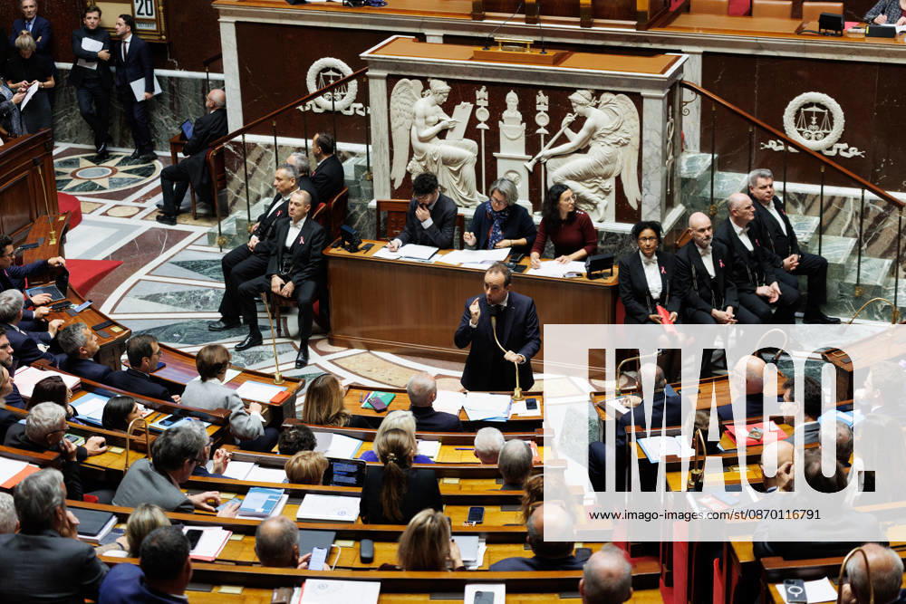 PRIME MINISTER So bastien LECORNU during a question and answer session with the government at the National Assembly in Paris, on October 20, 2026. - ZUMAs287 20261020_zip_s287_034