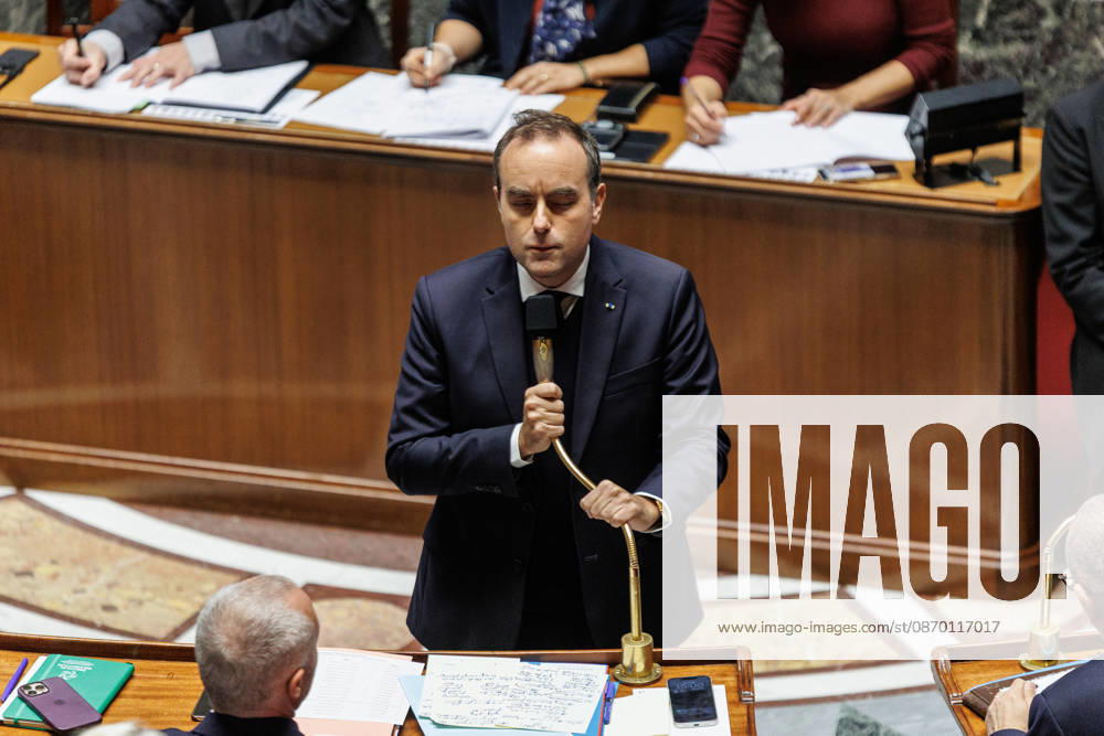 PRIME MINISTER SÃ bastien LECORNU during a question and answer session with the government at the National Assembly in Paris, on October 20, 2026. - ZUMAs287 20261020_zip_s287_033