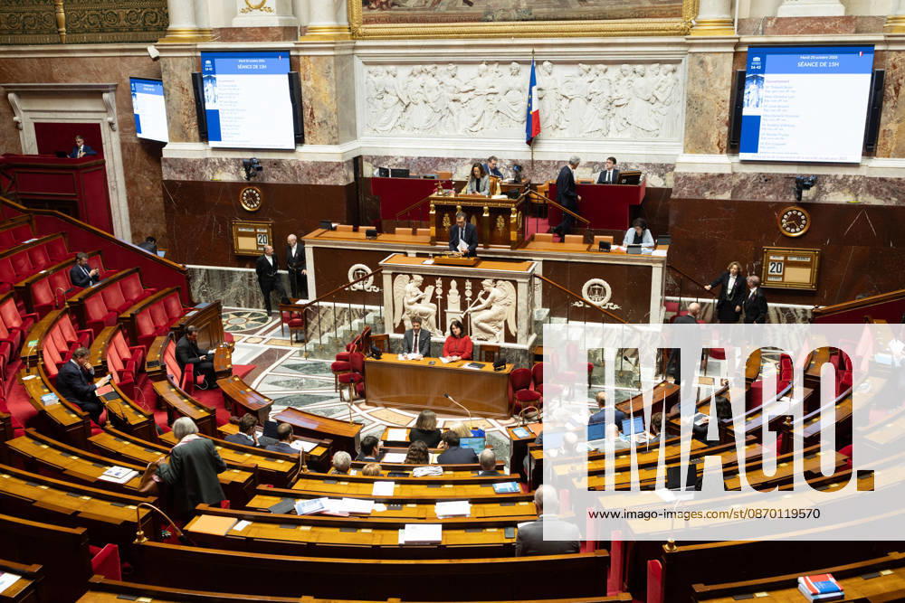 Debate on the 2027 social security budget - Paris French Minister of Labour and Solidarities Jean-Pierre Farandou addresses the National Assembly, French Parliament lower house, during the opening debate session on the 2027 social security budget (PLFSS), in Paris on October 20, 2026. Photo by Raphael Lafargue ABACAPRESS.COM Paris France