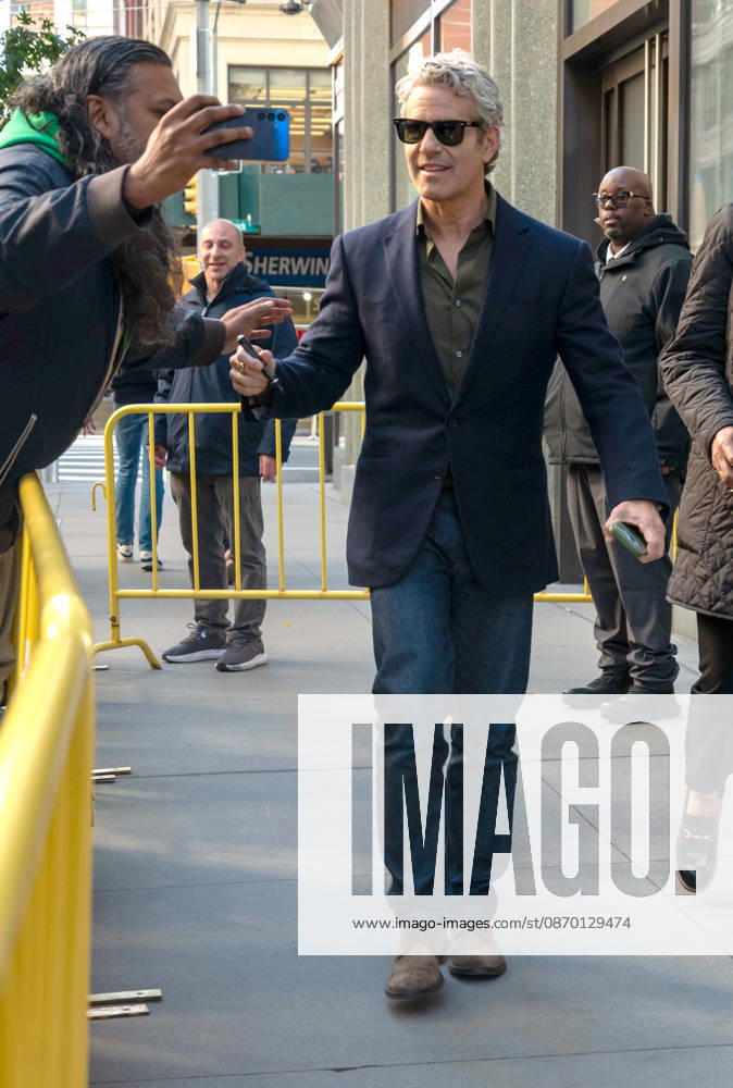 NEW YORK, NY - OCTOBER 20: Andy Cohen seen at ABC Studios on October 20, 2026 in New York City. Credit: Camara Porter New York City USA - ZUMAa123 20261020_zaa_a123_068