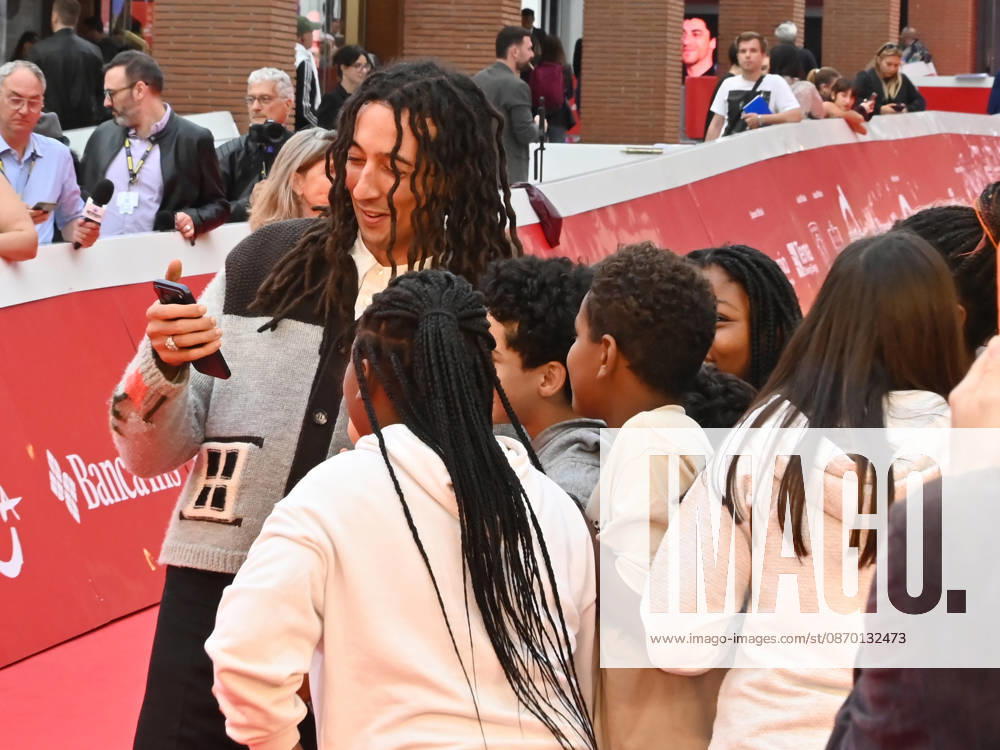 Italian rapper Ghali, attends the Red Carpet for the film A mare at the 2026 Rome Film Fest, held at the Auditorium Parco della Musica. Rome Italy - ZUMAs197 20261020_aaa_s197_276