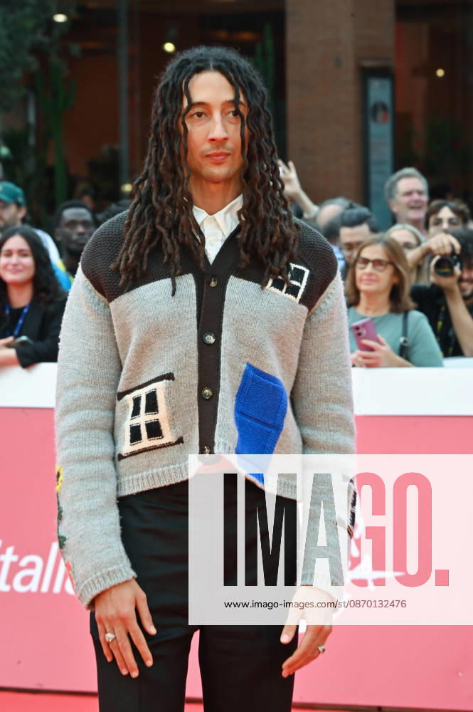 Italian rapper Ghali, attends the Red Carpet for the film A mare at the 2026 Rome Film Fest, held at the Auditorium Parco della Musica. Rome Italy - ZUMAs197 20261020_aaa_s197_278