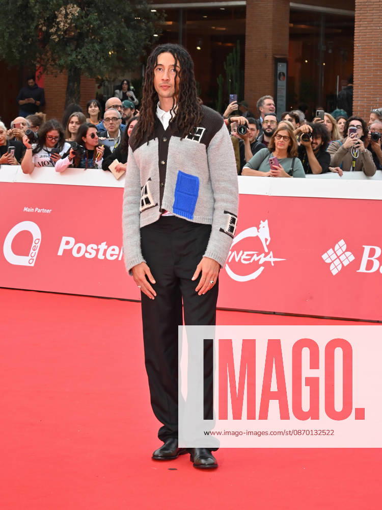Italian rapper Ghali, attends the Red Carpet for the film A mare at the 2026 Rome Film Fest, held at the Auditorium Parco della Musica. Rome Italy - ZUMAs197 20261020_aaa_s197_279