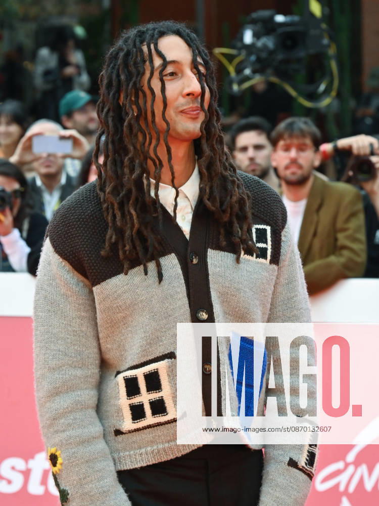 Italian rapper Ghali, attends the Red Carpet for the film A mare at the 2026 Rome Film Fest, held at the Auditorium Parco della Musica. Rome Italy - ZUMAs197 20261020_aaa_s197_281