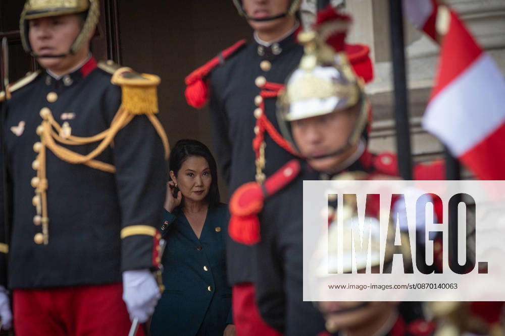 Keiko Fujimori - Daniel Noboa meeting in Peru LIMA, PERU - OCTOBER 20: Peruvian President Keiko Fujimori welcomes Ecuadorian President Daniel Noboa at the Government Palace in Lima, Peru on October 20, 2026. The leaders gathered for the 17th Binational Cabinet meeting between Peru and Ecuador. Jorge Cerdan Anadolu Lima Peru. Editorial use only. Please get in touch for any other usage.