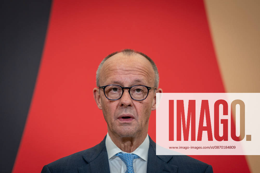 Bundeskanzler Friedrich Merz bei seinem Abschlussstatement;Invest in Germany Summit 2026 in der ESMT - European School of Management and Technology Berlin, Berlin Berlin Deutschland ESMT Berlin