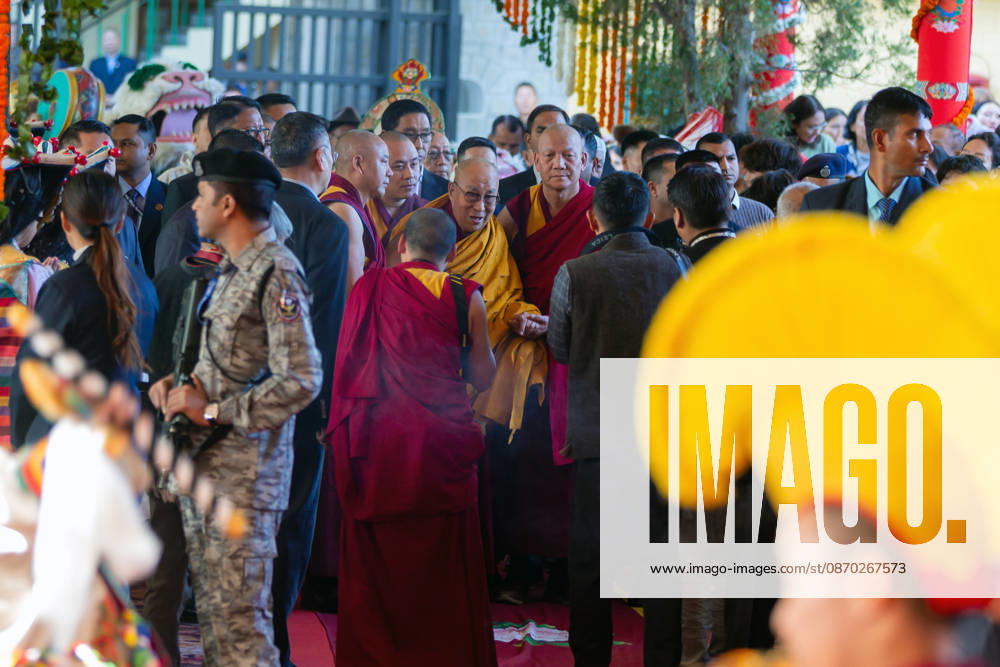 Tibetan Spiritual leader the Dalai Lama arrived to attend a Long Life Prayer offered to him by TIPA, Norbulingka Institute and Nepal Tibetan Lhamo Association at Tsuglakhang Temple, Mcleodganj, Dharamshala on Wednesday. Dharamshala India - ZUMAb235 20261021_zip_b235_007