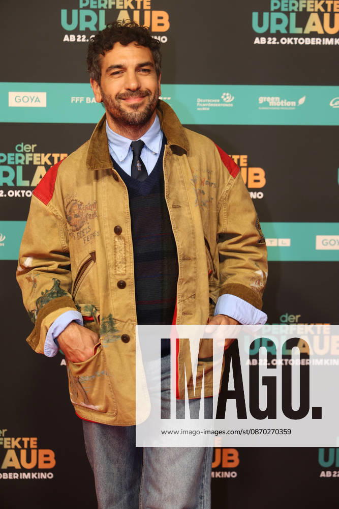 Elyas M Barek during the premiere of Der perfekte Urlaub at Cinedom on October 21, 2026 in Cologne, Germany The premiere of Der perfekte Urlaub in Cologne, Germany