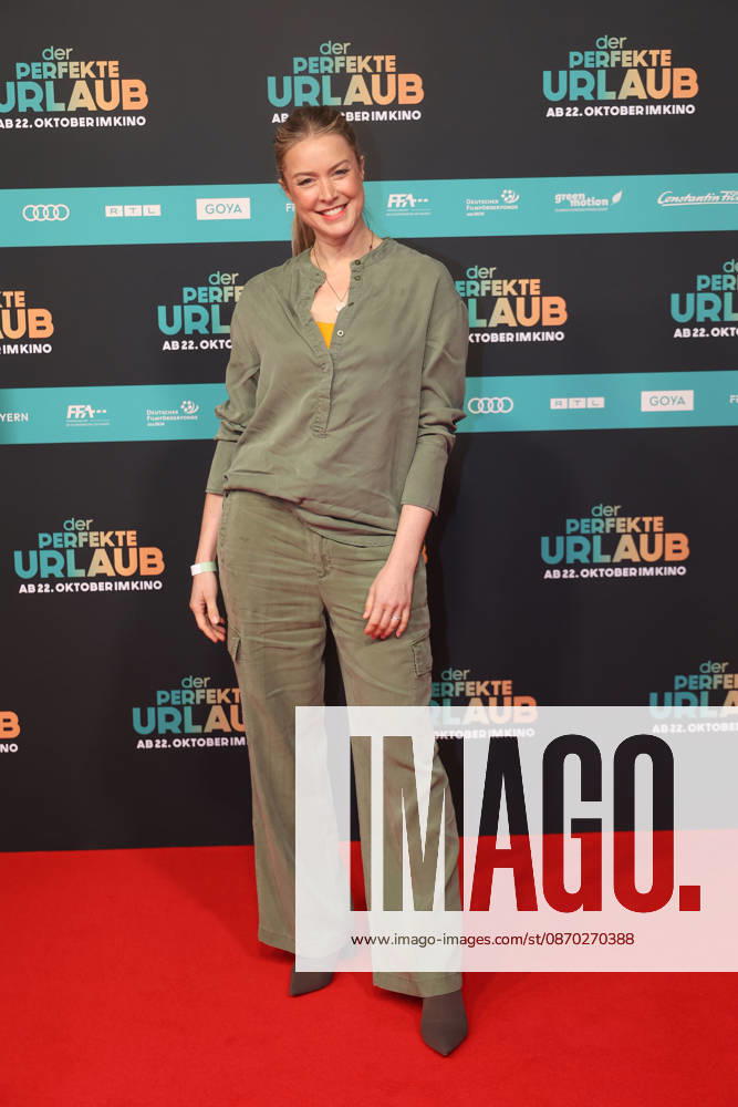 Nina Ensmann during the premiere of Der perfekte Urlaub at Cinedom on October 21, 2026 in Cologne, Germany The premiere of Der perfekte Urlaub in Cologne, Germany