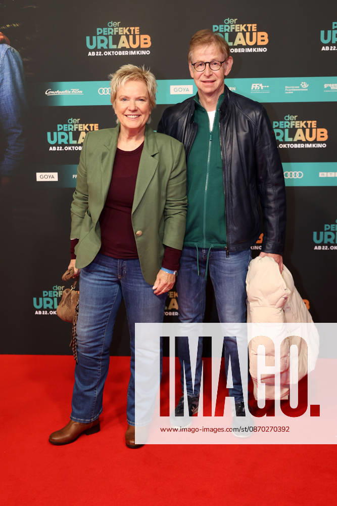 Birgit Lechtermann and Ingo Kersting during the premiere of Der perfekte Urlaub at Cinedom on October 21, 2026 in Cologne, Germany The premiere of Der perfekte Urlaub in Cologne, Germany