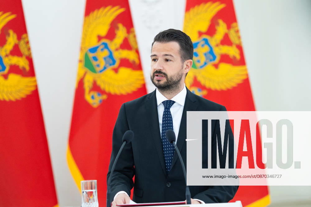 Lietuvos Respublikos Prezidentas Gitanas Nauseda prieme i Lietuva atvykusi Juodkalnijos Prezidenta Jakova Milatoviciu. Vilnius, 2026-10-22