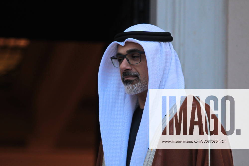 Abu Dhabi Crown Prince Sheikh Khaled bin Mohamed bin Zayed Al Nahyan meets Greek Prime Minister Kyriakos Mitsotakis at the Maximos Mansion in Athens on Thursday, October 22, 2026, during his official visit to Greece. The meeting focuses on strengthening bilateral relations and expanding cooperation between Greece and the United Arab Emirates in areas of mutual interest. Athens Greece - ZUMAv62_ 20261022_zaf_v62_004