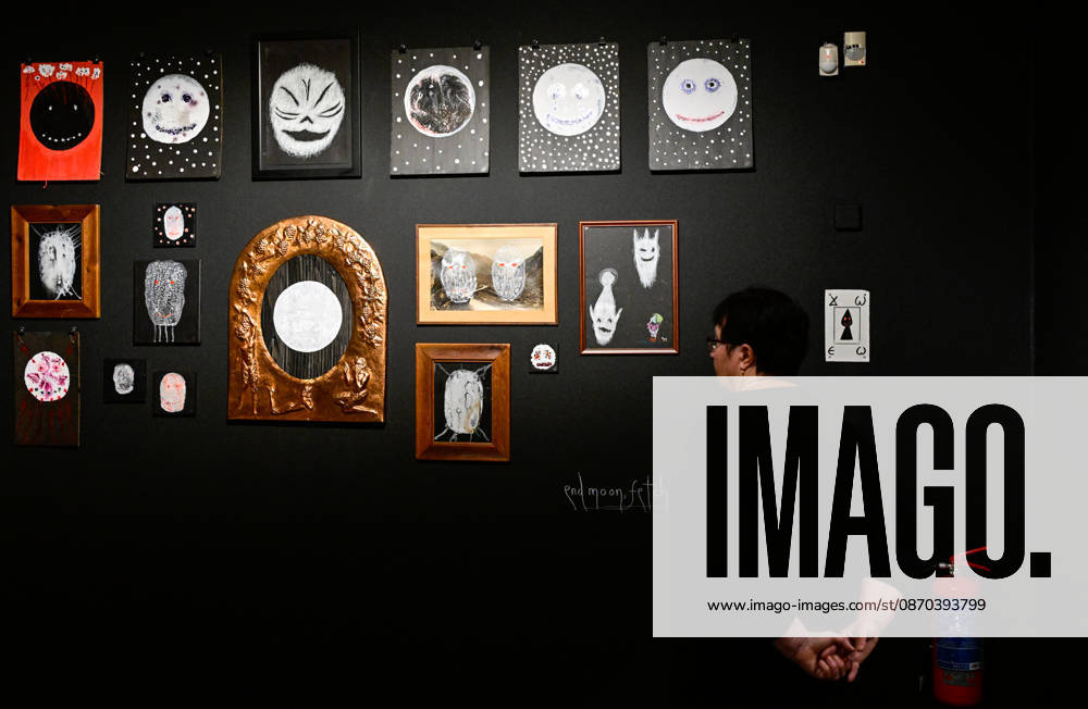 British artist David Tibet (not pictured) presents his visual work - exhibition Hallucinate, Children in DOX Centre for Contemporary Art in Prague, Czech Republic, October 22, 2026. (CTKxPhoto RomanxVondrous) CTKPhotoP2026102206158 CTKPhotoP2026102206158