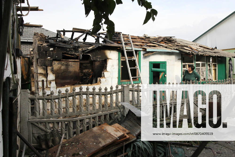 Svitlana’s house has been damaged by a Russian attack for the third time, Dnipro, Ukraine, October 22, 2026. According to city head Borys Filatov, 11 private houses were damaged in the strike on Thursday morning, and one home burned down completely. (Photo by Mykola Miakshykov Ukrinform) Russian army attacks residential area in Dnipro