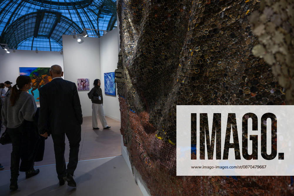 Art Basel Fair to Close Earlier than Scheduled - Paris Art Basel fair, held at Grand Palais, will close before scheduled time, because of demonstrations in Paris and after calls online to attack it and demonstrate inside, as seen in Paris, France on October 22, 2026. Photo by Ammar Abd Rabbo ABACAPRESS.COM Paris Ile-de-France France