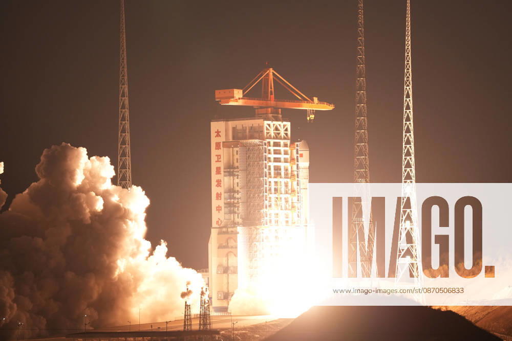 (261023) -- TAIYUAN, Oct. 23, 2026 -- A modified Long March-6 carrier rocket carrying the Yaogan-50 03 satellite blasts off from the Taiyuan Satellite Launch Center in north China s Shanxi Province, Oct. 23, 2026. The Yaogan-50 03 satellite was launched at 6:15 p.m. (Beijing Time) and entered its planned orbit. The launch mission was a complete success. (Photo by Xinhua) (EyesOnSci) CHINA-SHANXI-TAIYUAN-SATELLITE-LAUNCH (CN) DongxMeng