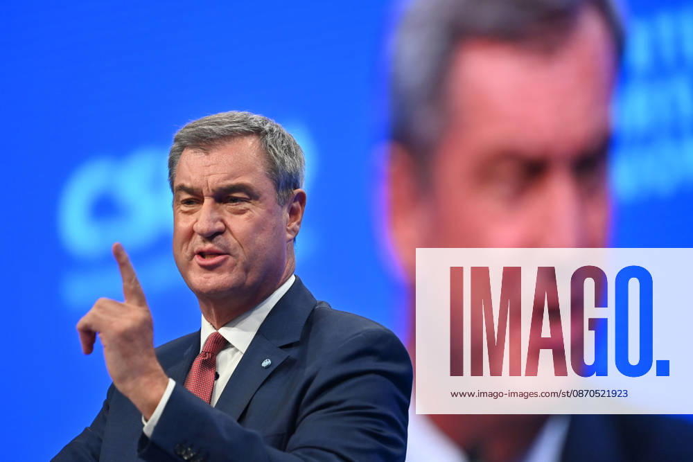 Rede Markus SOEDER (Ministerpraesident Bayern und CSU. CSU Parteitag 2026 am 23. und 24.10..2026 MESSE MUENCHEN