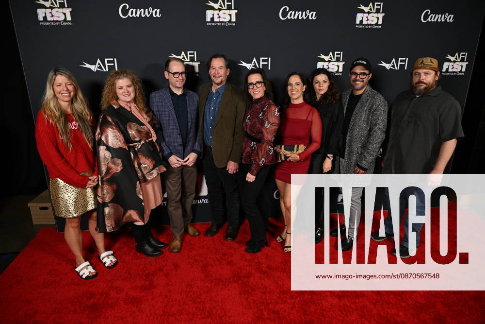 HOLLYWOOD, CALIFORNIA - OCTOBER 23:Melanie Miller, Andi Gladwin, Matthew Testa, Diane Becker, Gabriela Gonzalez, Anna Drubich, guest, and Aaron Crozier at the Stealing Magic premiere during the 2026 AFI Fest at TCL Chinese 6 Theatres on October 23, 2026 Credit: Michael Mattes USA - ZUMAa123 20261023_zaa_a123_002
