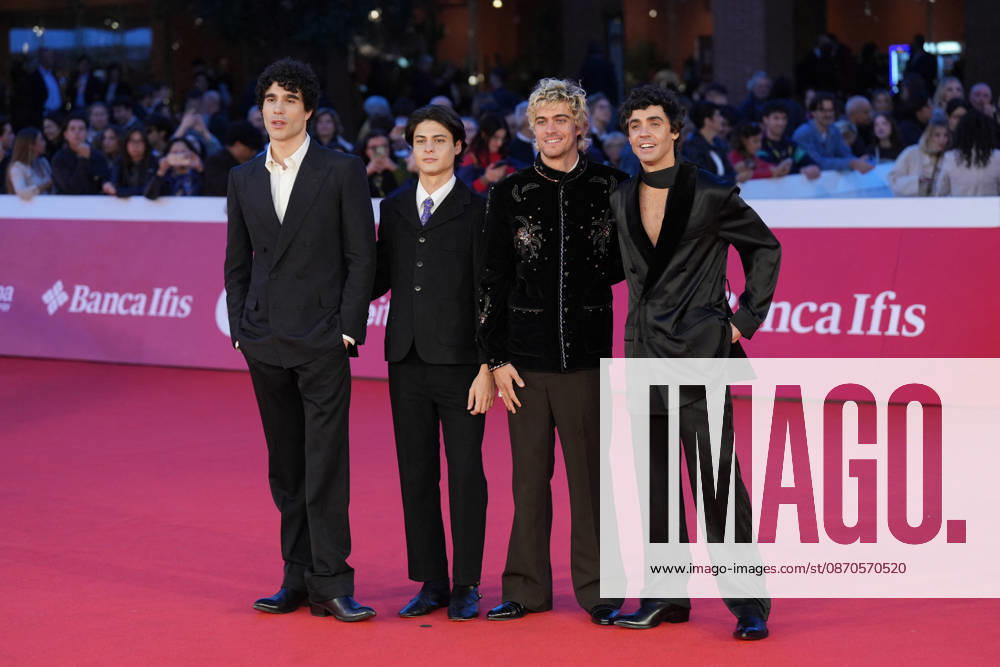 21st Rome Film Fest - La Bola Negra Red Carpet Javier Calvo, Milo Quifes, Lorenzo Zurzolo and Javier Ambrossi attend the red carpet premiere of the film LA BOLA NEGRA during the 21st Rome Film Fest in Rome, Italy on October 23, 2026. Photo by Andrea Bracaglia ABACAPRESS.COM Rome Italy Italy