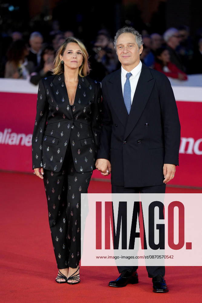 Claudio Santamaria And Francesca Barra At Rome Film Fest Premiere - Rome Claudio Santamaria and Francesca Barra attend the premiere of the film Se Domani Non Torno during the 21st Rome Film Fest in Rome, Italy on October 23, 2026. Photo by Andrea Bracaglia ABACAPRESS.COM Rome Italy Italy