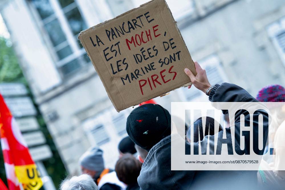 Demonstration Against French Far-Right Party RN - Orleans Demonstration against French far-right party French far-right party Rassemblement National RN in Orleans, France on October 24 2026 before the beginning of the XIXth Congress French far-right party Rassemblement National RN organized in Orleans. Photo by Franck Castel ABACAPRESS.COM Orleans France